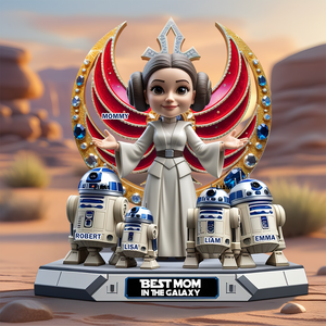 Personalized Gifts For Mom Acrylic Plaque, Best Mom In The Galaxy 03XQPU160425-Homacus