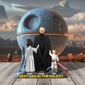 Galaxy Dad Acrylic Plaque - Personalized Gifts For Dad 01QHTN050525HHHG-Homacus