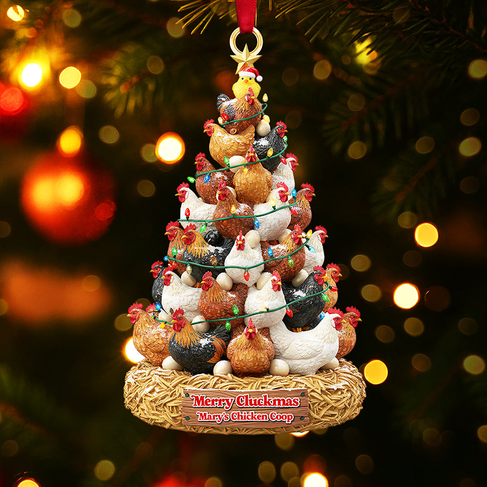 Personalized Gifts For Chicken Lovers Christmas Ornament 02huta240925-Homacus