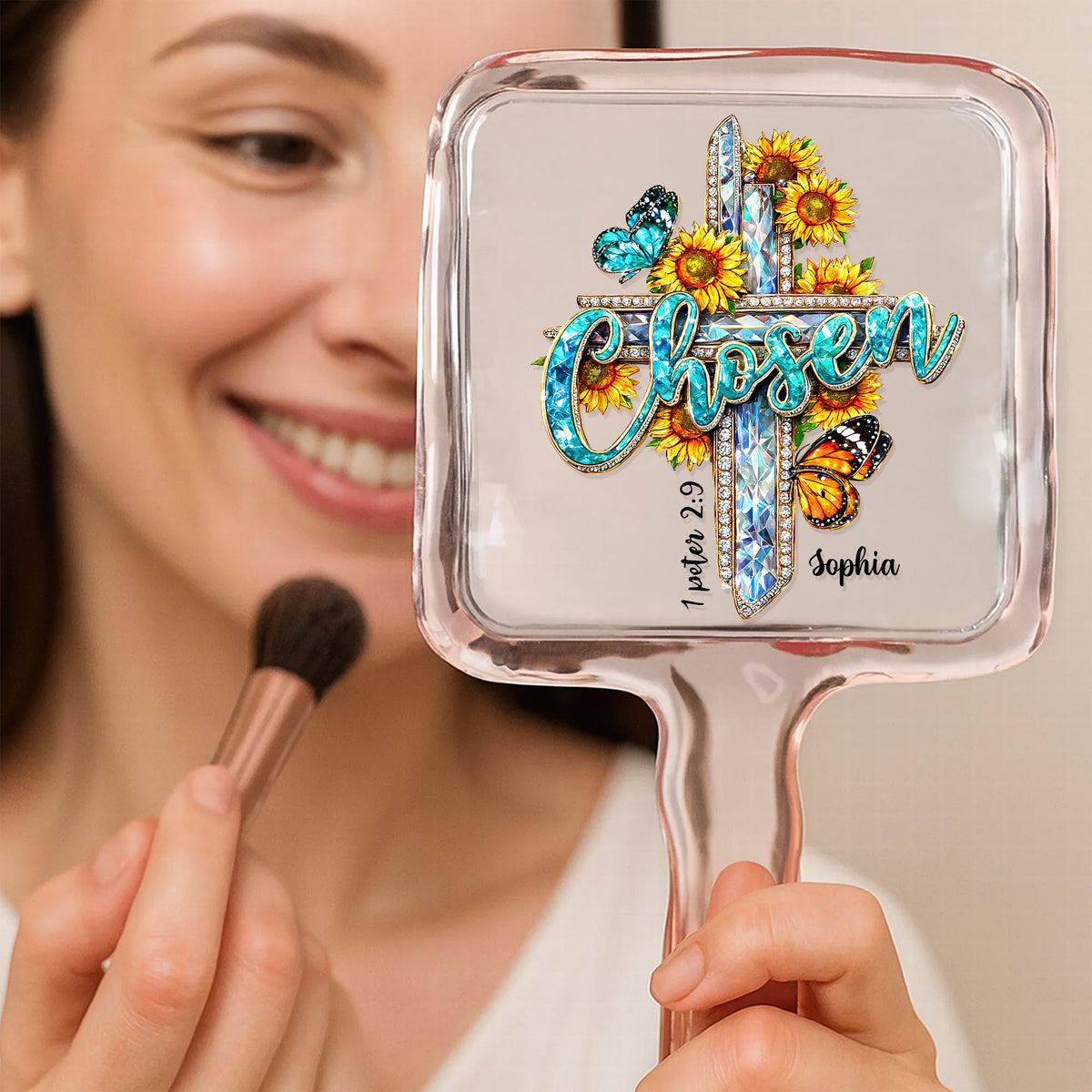 Personalized Gifts For Christians Handheld Mirror 03hutn051225-Homacus