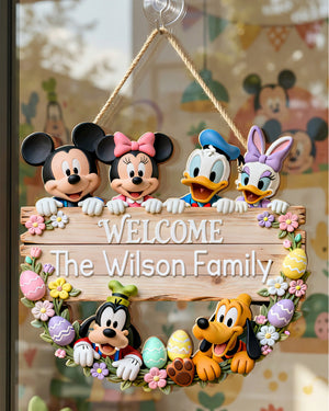 Welcome Home Wood Sign - Personalized Gifts For Family Wood Sign 02NAMG040226-Homacus