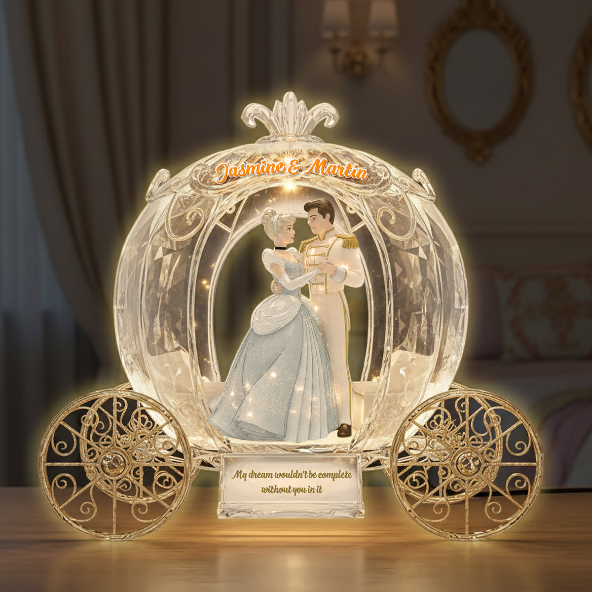 Romantic Fairytale Couple Light Box - Personalized Gifts For Couple 07kimg161225-Homacus