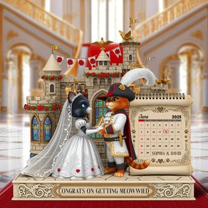 Cat Couple Wedding Acrylic Plaque - Personalized Gifts For Couple 05tgqn300525-Homacus