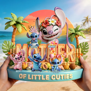 Mother Of Cuties Acrylic Plaque - Personalized Gifts For Mother 04padt260226-Homacus