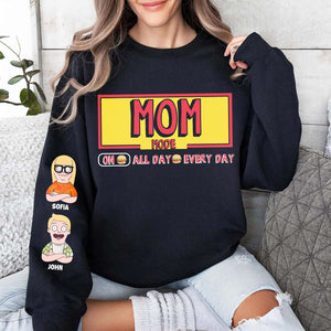 Personalized Gifts For Mom Shirt Mother's Day Mom Mode 03TOMH130325HG-Homacus