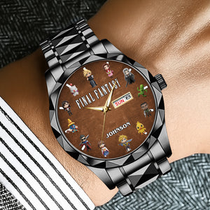 Level Up Men's Watch Personalized Gifts for Gamers 02NADT240725-Homacus