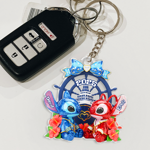 Cruise Ship Couple Acrylic Keychain - Personalized Gifts For Couples 07NAPU280525-Homacus