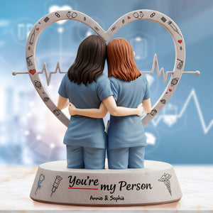 Festive Nurse Friends Acrylic Plaque – Custom Christmas Gifts For Besties 03qhlu200525-Homacus