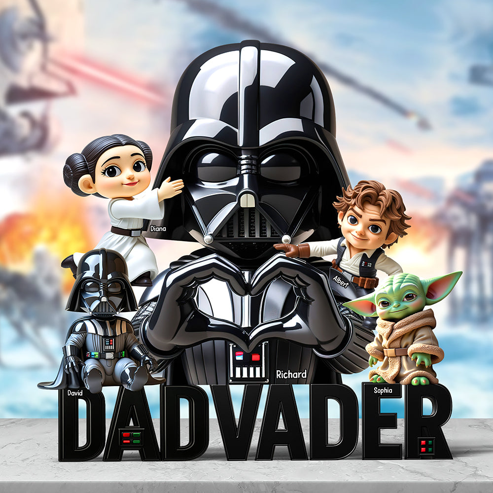 The Strongest Dad Acrylic Plaque Personalized Gifts For Dad 04NAQN070525-Homacus