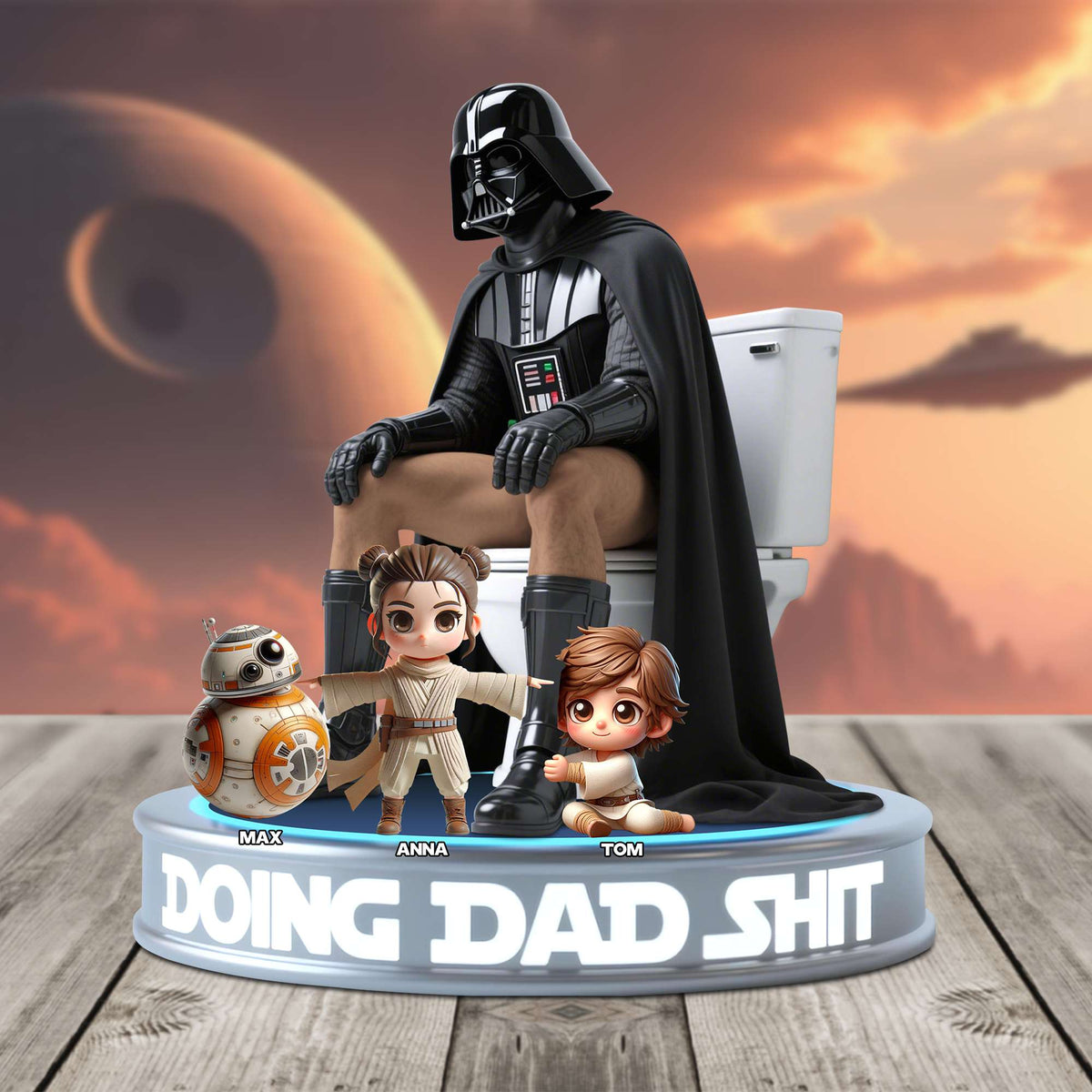 Funny Warrior Acrylic Plaque Personalized Gifts For Dad 01OHTN160525-Homacus