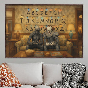 Creepy Gaming Night Canvas Print – Personalized Gifts 03naqn121225-Homacus