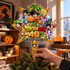 40th Anniversary Legend Acrylic Christmas Tree Topper - Personalized Gifts For Christmas 13ohlu081026-Homacus