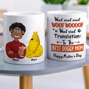 Personalized Gifts For Dog Mom Coffee Mug 01ohtn07025pa Best Doggy Mom-Homacus