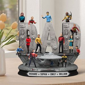 Galaxy Troop Plaque - Personalized Christmas Gifts For Dad 04qhqn130525-Homacus