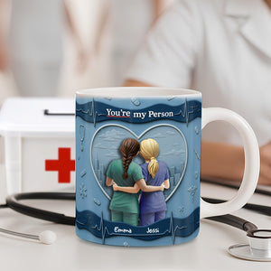 Nurse Besties Coffee Mug - Personalized Gifts For Best Friends 03QHLU290525-Homacus