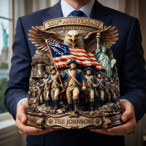 250 years USA Acrylic Plaque - Personalized Patriotic Gifts 02TYLU110326-Homacus