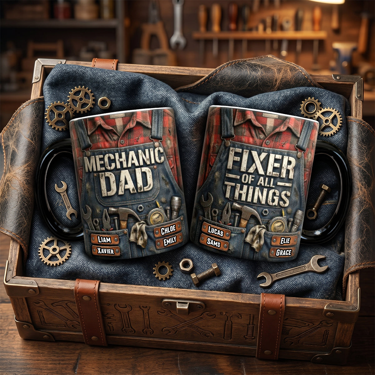 Fixer Of All Things Magic Mug - Personalized Gifts For Mechanic Dad 04TODH050526-Homacus