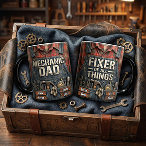 Fixer Of All Things Magic Mug - Personalized Gifts For Mechanic Dad 04TODH050526-Homacus