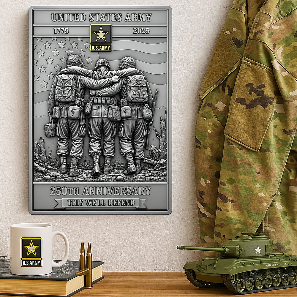 Legacy of Service Metal Sign – Personalized Gifts For Soldier 03ohqn300625-Homacus