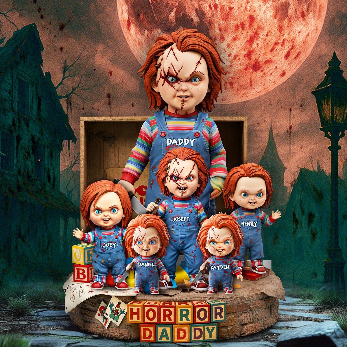 Horror Dad Plaque - Personalized Gifts For Dad 01qhlu060525-Homacus