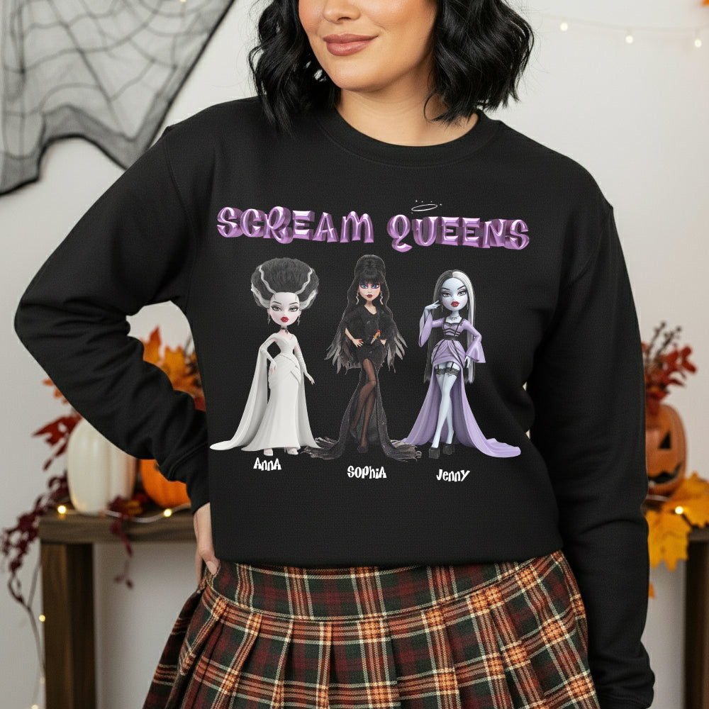 Slay Baddie Shirt, Personalized Gifts For Friends Horror Fans 04qhtn090925-Homacus