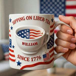 Proud Liber-tea Mug, Personalized Gifts For Tea Lovers 03QHQN280226-Homacus