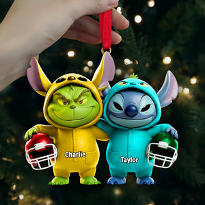 Sport Lover Friends Ornament - Personalized Gift For Besties Christmas Ornament 08OHLU031125-Homacus