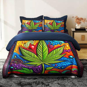 Weed Quilt Bedding Set 022hutn060225-Homacus