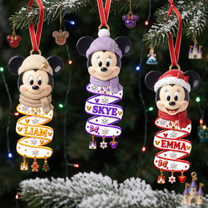 Spiraling Character Acrylic Ornament - Personalized Gift For Christmas 02TYTA051026-Homacus