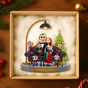 Spooky Family Christmas Ornament Personalized Gifts For Family 04OHDT241025-Homacus
