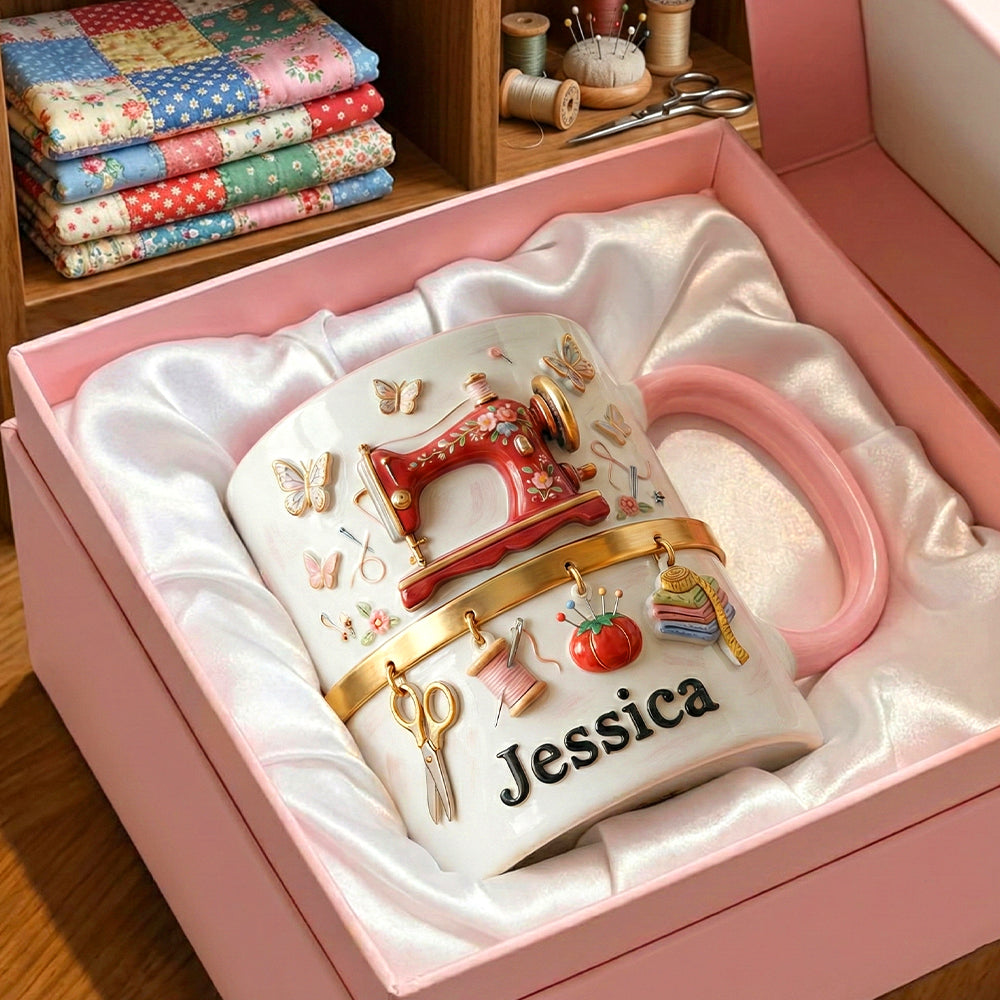 Sewing Machine Accent Mug, Personalized Gifts For Sewing Lovers 03qhtn241225-Homacus