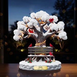 Personalized Christmas Memorial Heaven Gifts For Family Cardinal Acrylic Plaque 04tota230925-Homacus