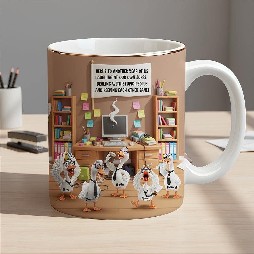 Silly Goose Coworker Mug Personalized Gifts For Coworkers 03KIDT221125-Homacus