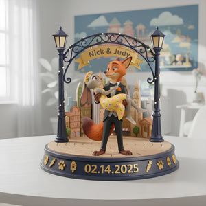 Romantic Couple Light Box Personalized Gifts For Couple 08TODT271125-Homacus