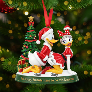 Naughty Claus Couple Christmas Ornament Personalized Gifts For Couple 04OHTA160925-Homacus