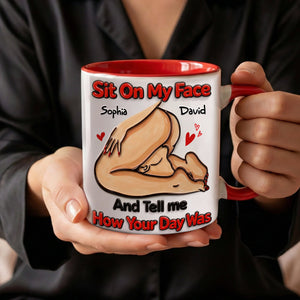 How Your Day Was Couple Coffee Accent Mug - Personalized Gift For Couple 04HULU270126-Homacus