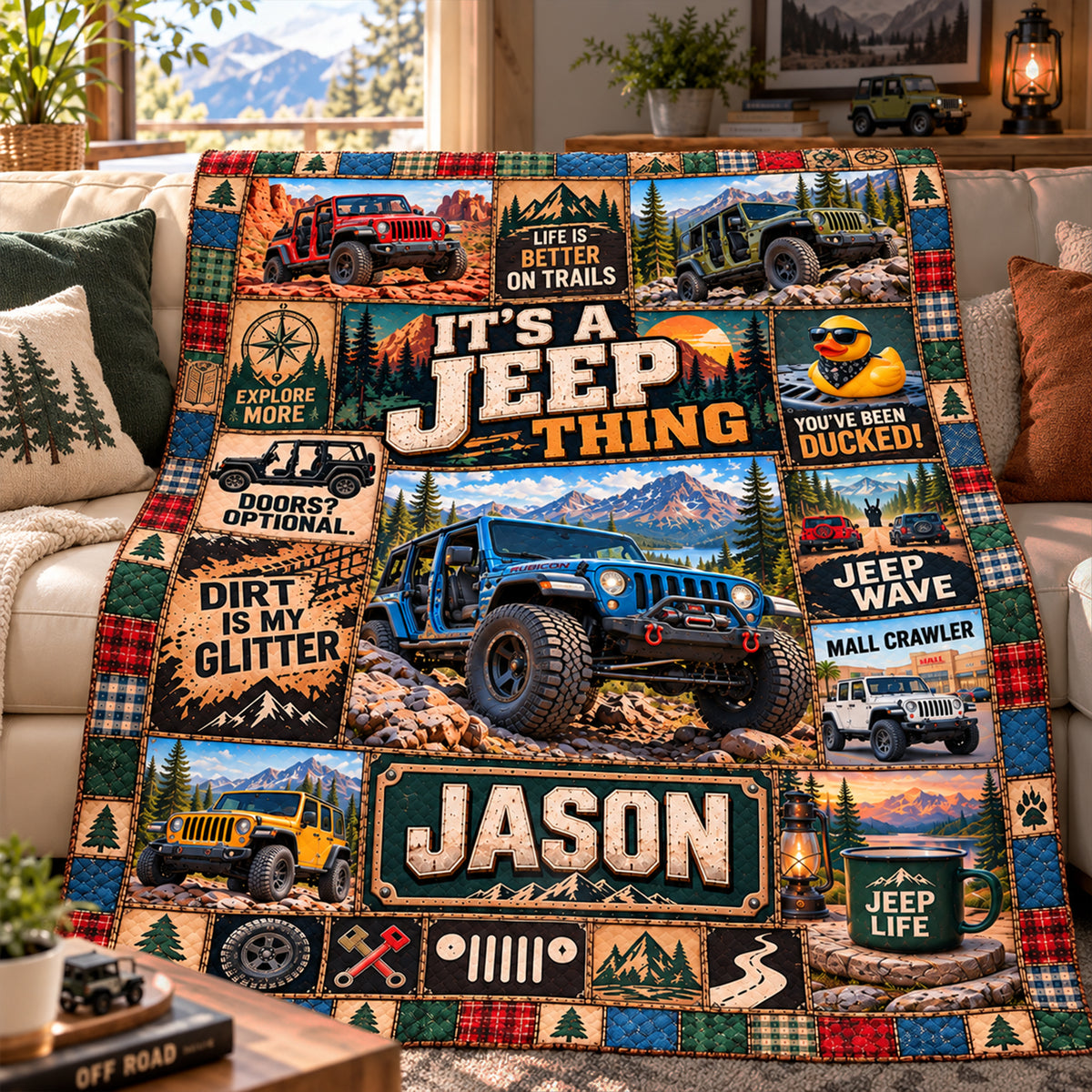 Off-road Blanket - Personalized Gifts For Off-road Lovers 05halu071026-Homacus