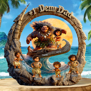 Demi Dad Acrylic Plaque Personalized Gifts For Dad 03TGDT130525-Homacus