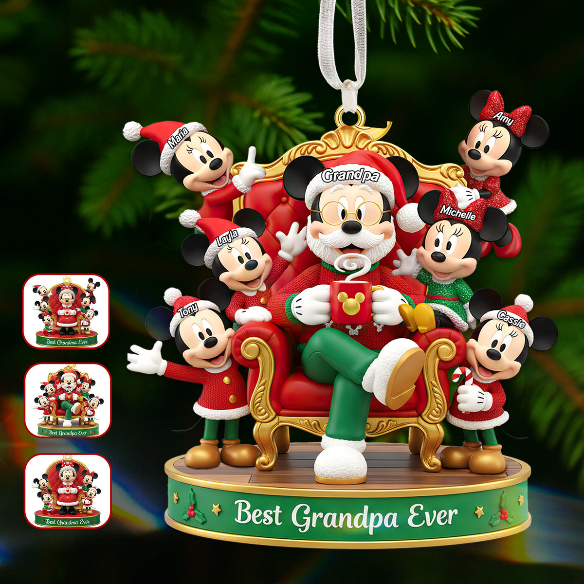 Personalized Gifts For Grandparent Christmas Ornament 01humg241025-Homacus