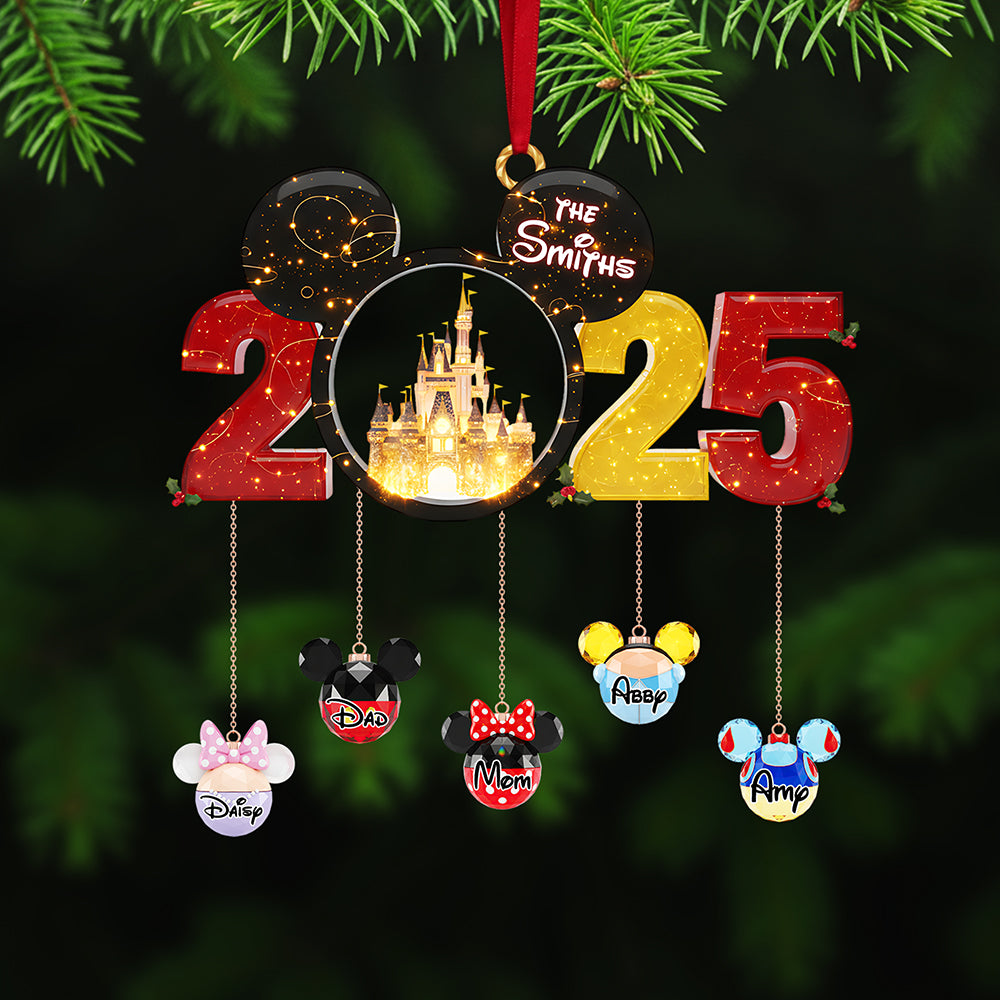 The Family Acrylic Christmas Ornament - Personalized Gifts For Family 05ohta201125-Homacus