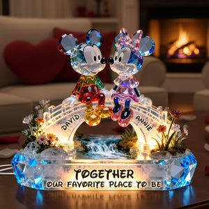 Romantic Couple Acrylic Light Box - Personalized Gifts For Couple 01ohlu111225-Homacus