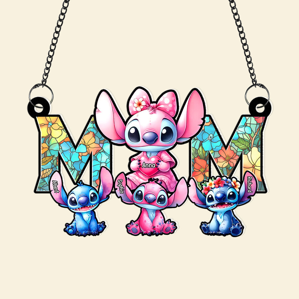 Personalized Gifts For Mom Window Hanging Suncatcher Ornament 02ohqn280225-Homacus