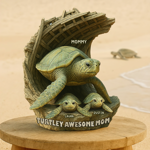 Personalized Gifts For Mom Acrylic Plaque, Turtley Awesome Mother 03tgpu050425-Homacus