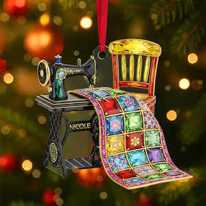 Sewing Machine Ornament - Personalized Gifts For Sewing Lovers 04ohta150825-Homacus