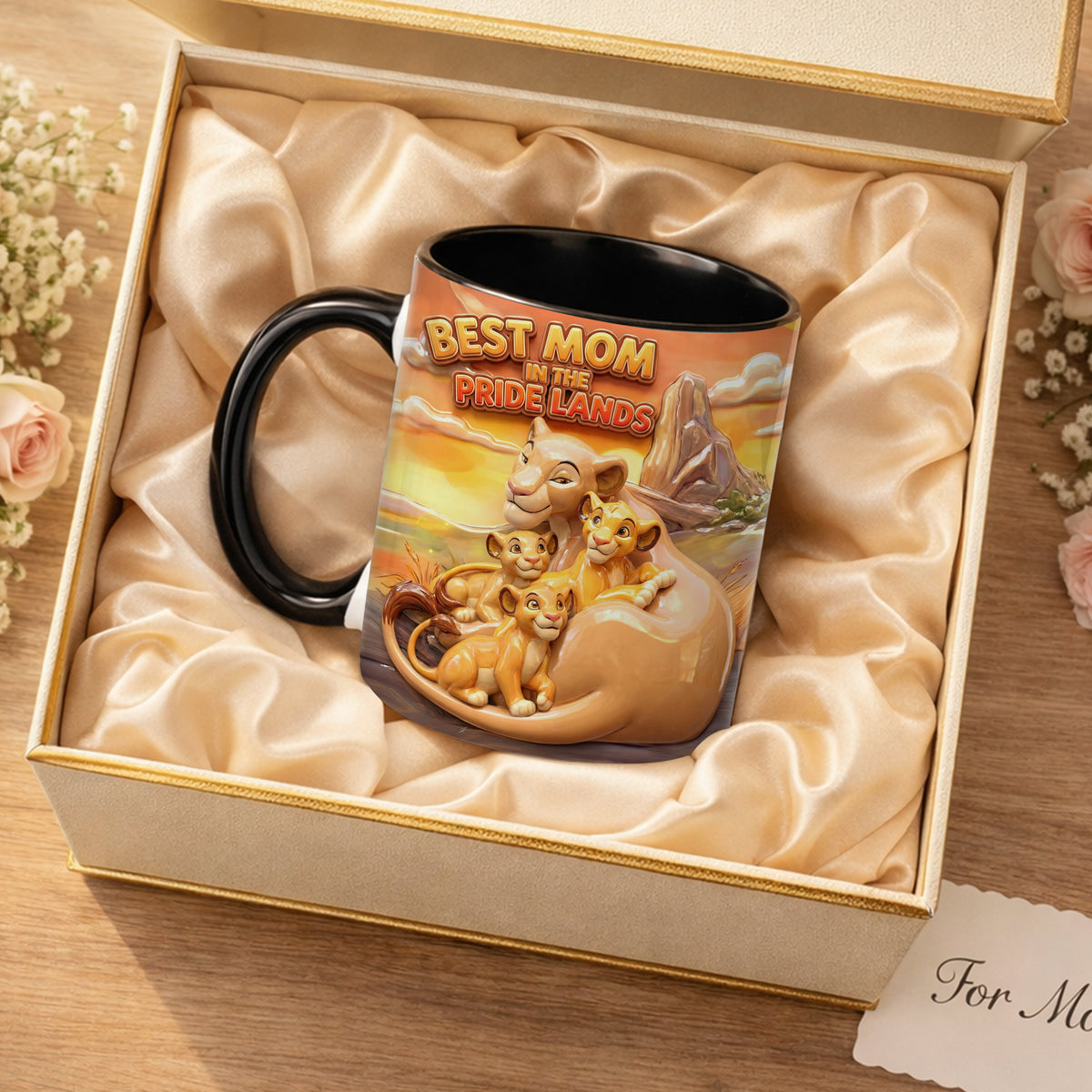 Mom And Kids Coffee Accent Mug - Personalized Gifts For Mother's Day Coffee Mug 01HULU060226-Homacus