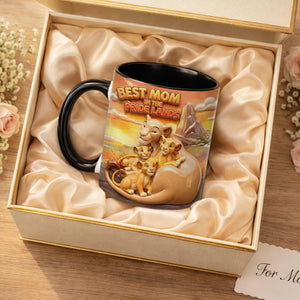 Mom And Kids Coffee Accent Mug - Personalized Gifts For Mother's Day Coffee Mug 01HULU060226-Homacus