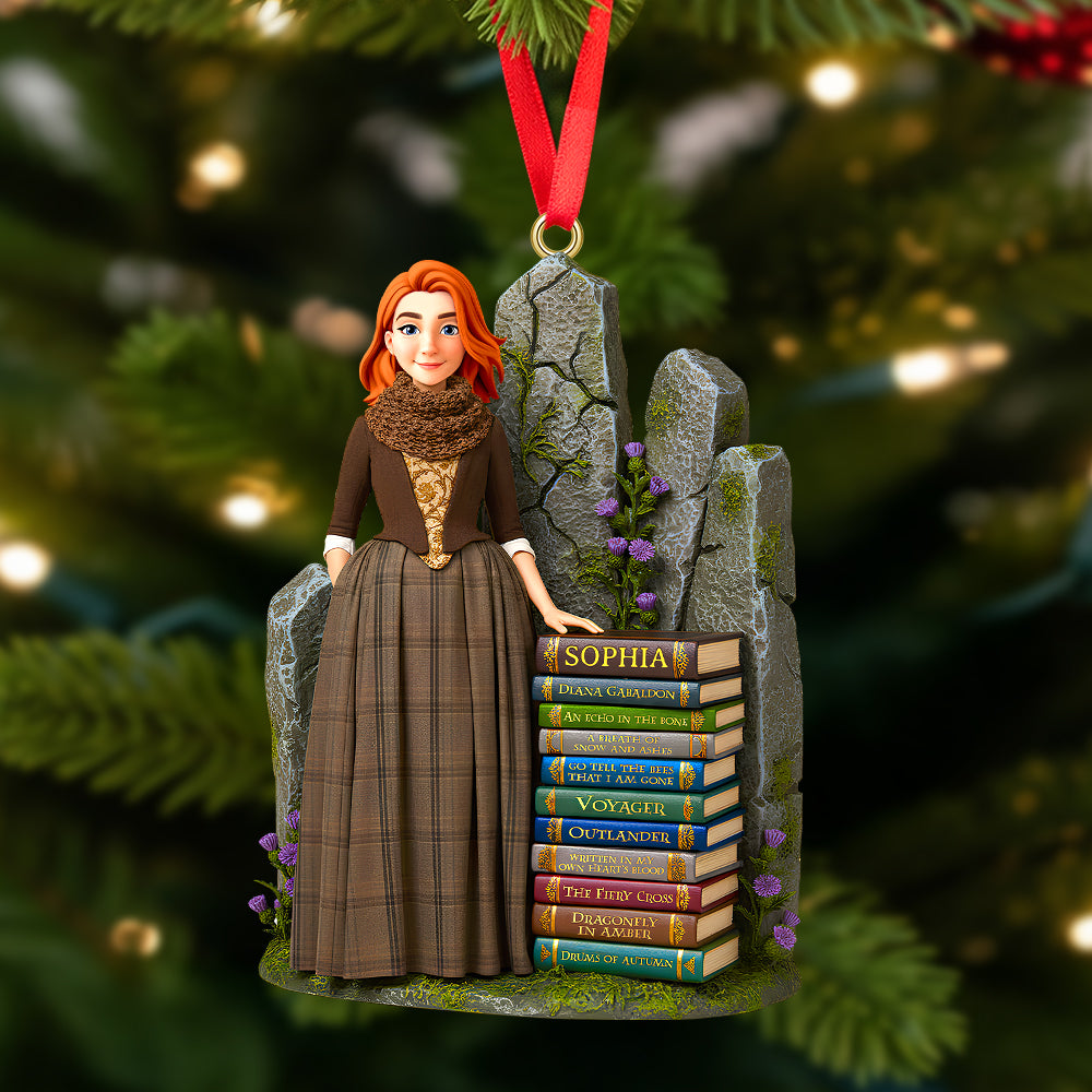 Personalized Gifts For Book Lovers Christmas Ornament 01hutn171025-Homacus