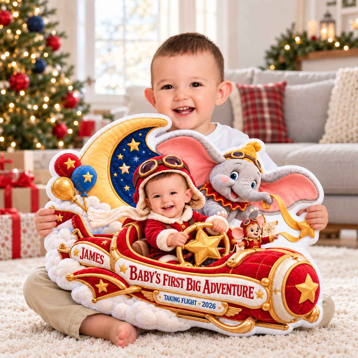 Little Explorer In Space Pillow - Personalized Custom Photo Gift For Kids 01HAQN031026
