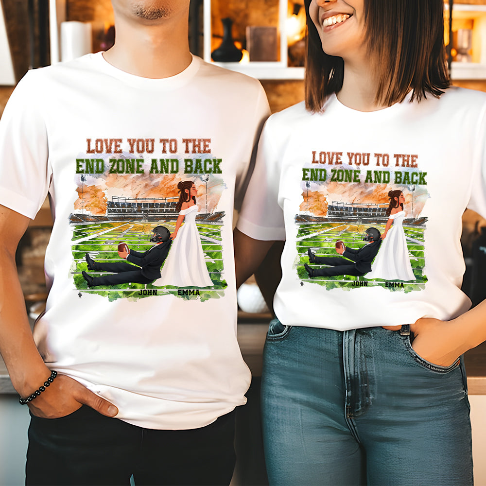 Personalized Gifts For Couple Shirt Football Lover Couple 01XQMH040125PA-Homacus