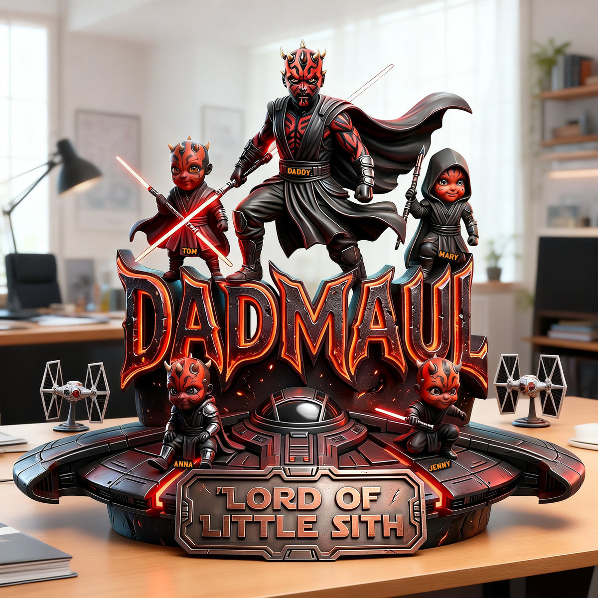 Cosmic Lord Dad Acrylic Plaque - Personalized Gifts For Dad 03qhtn180426-Homacus